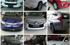 For sale 2018 Toyota Fortuner and Isuzu Mitsubishi models