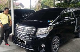 2016 Toyota Alphard black for sale