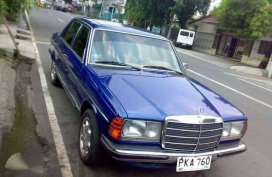 Mercedez Benz 230E 1981 Blue Sedan For Sale 