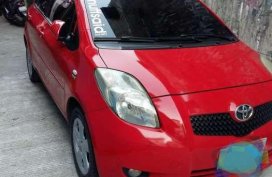 Fresh Toyota Yaris Hatchback 2008 Red For Sale 