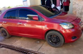 Toyota Vios 2009 Manual Red Sedan For Sale 