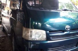 Toyota Hiace 2007 Manual Green Van For Sale 