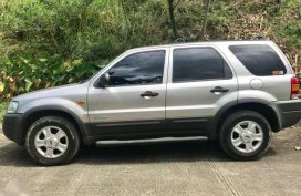 Ford Escape 2004 Well maintained Silver For Sale 