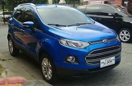 2015 Ford Ecosport Titanium AT Blue For Sale 