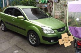 Kia Rio 2006 Top of the line Green Sedan For Sale 
