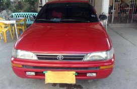 Toyota Corolla XE 1994 MT Red Sedan For Sale 