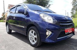 2015 Toyota Wigo 1.0G AT Blue Hb For Sale 