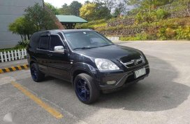 Honda CRV 2003 Gen 2 AT Black For Sale 