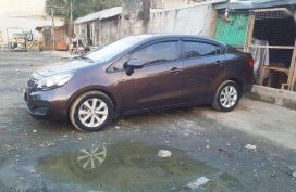 Kia Rio 2012 Matic Brown Sedan For Sale 