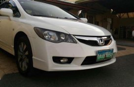 2010 Honda Civic 1.8V White Sedan For Sale 