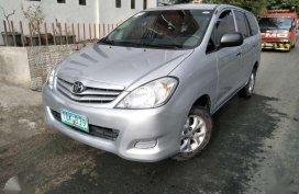 2012 Toyota Innova E Manual Silver SUV For Sale 