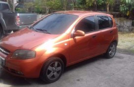 2007 Chevrolet Aveo orange for sale