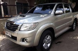 Toyota Hilux 2014 Silver Pickup For Sale 