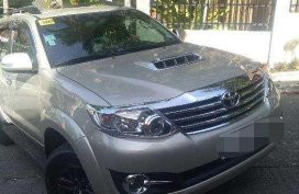 Toyota Fortuner 2015 Beige SUV For Sale 