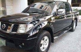 2009 Nissan Navara 4x4 AT Pick-up Black For Sale 