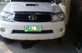 Toyota Fortuner Diesel 4x4 White For Sale 
