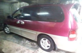 Kia Carnival 2000 Manual Red Van For Sale 