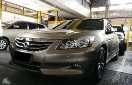 2012 Honda Accord 2.4 Brown Sedan For Sale 