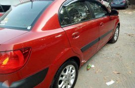 Fresh Kia Rio Matic 2009 Red Sedan For Sale 