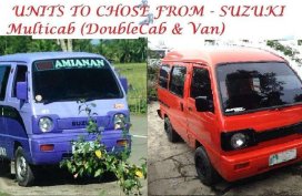 Suzuki Multicab Double Cab and Van 2 Units to Chose From FOR SALE