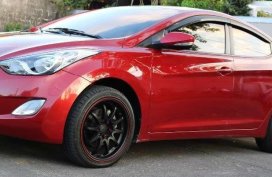 Hyundai Elantra GLS 2012 AT Red Sedan For Sale 