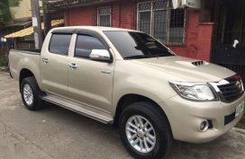 Toyota Hilux E 2014 Beige Truck For Sale 