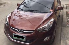 Hyundai Elantra 2012 GLS AT Red For Sale 