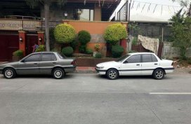 2 cars Mitsubishi Lancer 91 (White) Mitsubishi Lancer 89 (Grey) FOR SALE