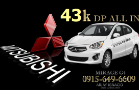 MITSUBISHI MIRAGE G4 ALL IN PROMO 2018 for sale
