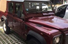 Landrover Defender 110 2001 MT Red For Sale 