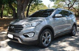 2015 Hyundai Grand Santa Fe AT Diesel CRDI Silver Top of the Line Casa