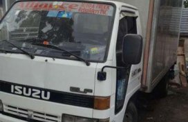 2015 Aluminum van ISUZU Elf truck for sale