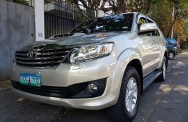 2013 Toyota Fortuner G for sale