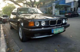 BMW 750iL 1990 AT Gray Sedan For Sale 