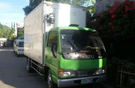  isuzu insolated van manual green for sale 