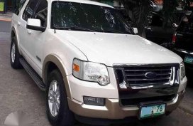 Ford Explorer 2008 Eddie Bauer white FOR SALE