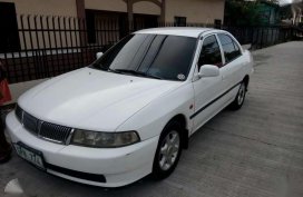 Mitsubishi Lancer 2002 Top of the Line White For Sale 