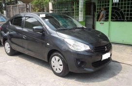 Grab Mitsubishi Mirage G4 GLX Black 2015 MT for sale