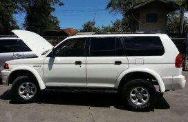 1999 Mitsubishi Montero Sport White For Sale 