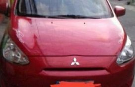 Mitsubishi Mirage Hatchback 2013 Red For Sale 