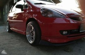 Honda Jazz 2005 Red Top of the Line For Sale 