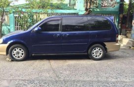 Kia Carnival 2000 Blue Van Best Offer For Sale 