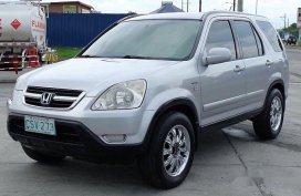 Honda CR-V 2002 Enquire us for down payment and monthly installment options. . View this model on our New Cars Showroom for the latest pricelist, promos, and specifications.