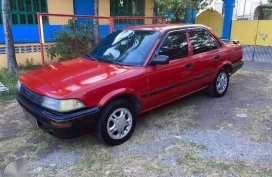 Fresh 1991 Toyota Corolla XL5 Red For Sale 