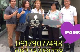 Amazing promo ZERO DP for 2017 MITSUBISHI Mirage g4 gls mt nd montero sport 2017