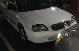 2001 Suzuki Esteem Sedan White For Sale 