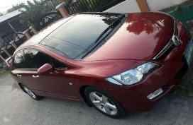 Honda Civic FD 1.8S 2008 Sedan Red For Sale 