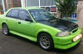 Honda City 1998 Green Top of the Line For Sale 