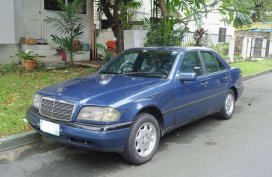 1998 Mercedes Benz C220 Manual Blue For Sale 