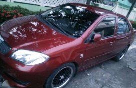 RED Toyota Vios 1.3e manual trans.